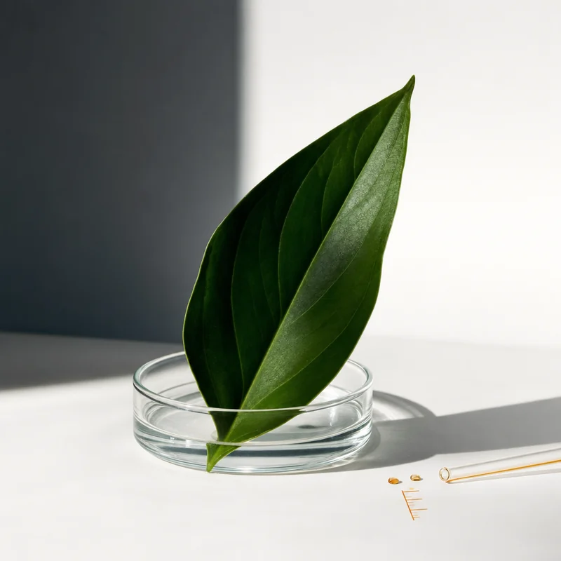 Green plant leaves; natural vegan metaphor
